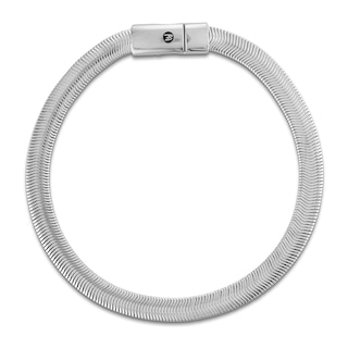 1933 by Esquire Men's Herringbone Bracelet 6mm Sterling Silver 8.5"