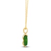 Thumbnail Image 2 of Le Vian Natural Jade & Diamond Ribbon Necklace 1/10 ct tw 14K Honey Gold 19"