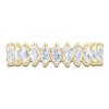 Thumbnail Image 3 of Marquise-Cut Lab-Grown Diamond Anniversary Ring 1 ct tw 14K Yellow Gold
