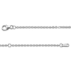 Thumbnail Image 3 of Mirror Cable Chain Necklace 1.6mm Solid 10K White Gold 18"