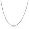 Thumbnail Image 2 of Diamond-Cut Rope Chain 4.3mm Solid Sterling Silver 22"