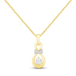 Captivate Diamond Necklace 1-1/8 ct tw 14K Two-Tone Gold 18"