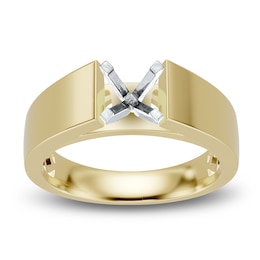 Solitaire Ring Setting 14K Yellow Gold 3mm