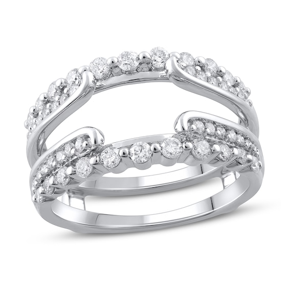 Chosen Diamond Anniversary Enhancer Band 3/4 ct tw Round 14K White Gold