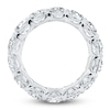 Thumbnail Image 2 of Certified Round-Cut Diamond Eternity Band 5-3/4 to 7-5/8 ct tw 14K White Gold