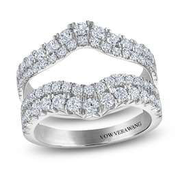 Vera Wang VOW Lab-Grown Diamond Curved Enhancer Ring 1-1/2 ct tw 14K White Gold