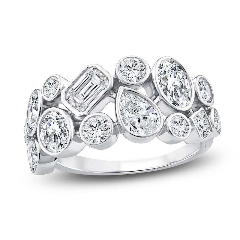 Main Image 1 of Jared Signature Multi-Shape Lab-Grown Diamond Scatter Ring 2-1/2 ct tw 14K White Gold