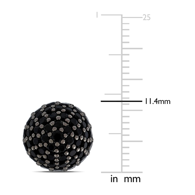 Main Image 2 of Men's Natural Spinel Cluster Cufflinks Sterling Silver