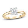 Thumbnail Image 1 of Diamond Solitaire Engagement Ring 5/8 ct tw Princess 14K Yellow Gold (I2/I)