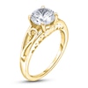Thumbnail Image 2 of Diamond Solitaire Scroll Engagement Ring 1-1/2 ct tw Round 14K Yellow Gold (I2/I)