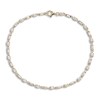 Thumbnail Image 1 of Diamond Tennis Bracelet 1-7/8 ct tw Round/Baguette 14K Yellow Gold 7.25"