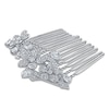 Thumbnail Image 1 of Kenneth Jay Lane Crystal Flower Hair Comb CZ/Rhodium-Plated Brass
