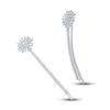 Thumbnail Image 0 of Kenneth Jay Lane Simulated Pearl Hair Pin Crystal/Rhodium-Plated Brass