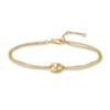 Thumbnail Image 1 of Puffy Mariner Rolo Chain Bracelet 14K Yellow Gold 7.5"