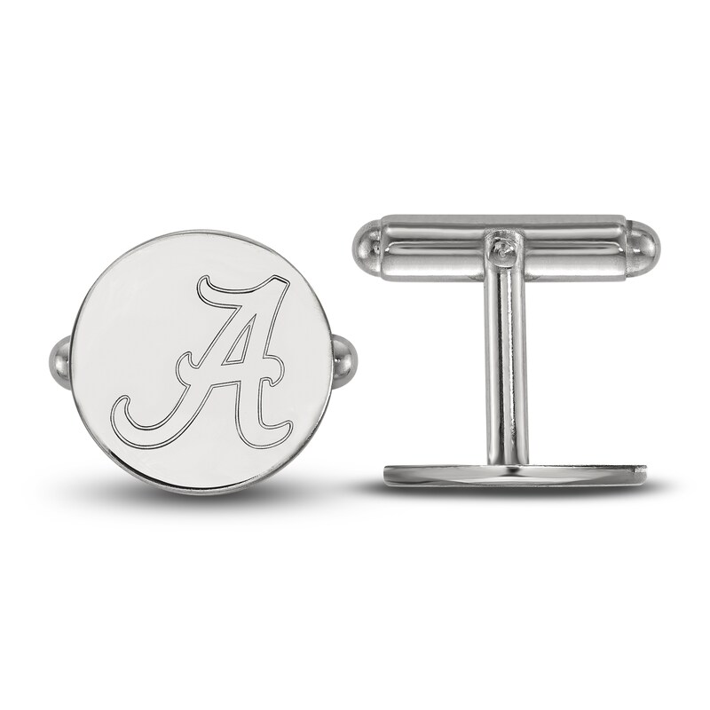 Main Image 1 of University of Alabama Medium Cuff Links Sterling Silver