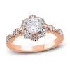Thumbnail Image 1 of Diamond Engagement Ring 7/8 ct tw Round 14K Rose Gold