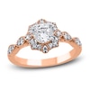 Thumbnail Image 0 of Diamond Engagement Ring 7/8 ct tw Round 14K Rose Gold