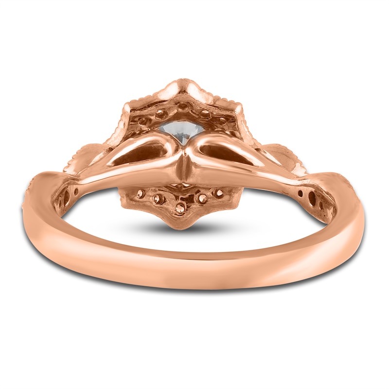 Main Image 3 of Diamond Engagement Ring 7/8 ct tw Round 14K Rose Gold