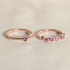 Thumbnail Image 4 of Juliette Maison Natural Pink Tourmaline & Natural Citrine Ring 10K Yellow Gold