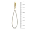 Thumbnail Image 2 of Diamond Drop Earrings 1/4 ct tw Round 10K Yellow Gold