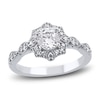 Thumbnail Image 1 of Diamond Engagement Ring 7/8 ct tw Round Platinum