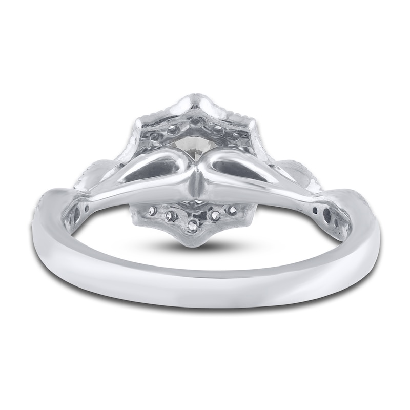 Main Image 3 of Diamond Engagement Ring 7/8 ct tw Round Platinum