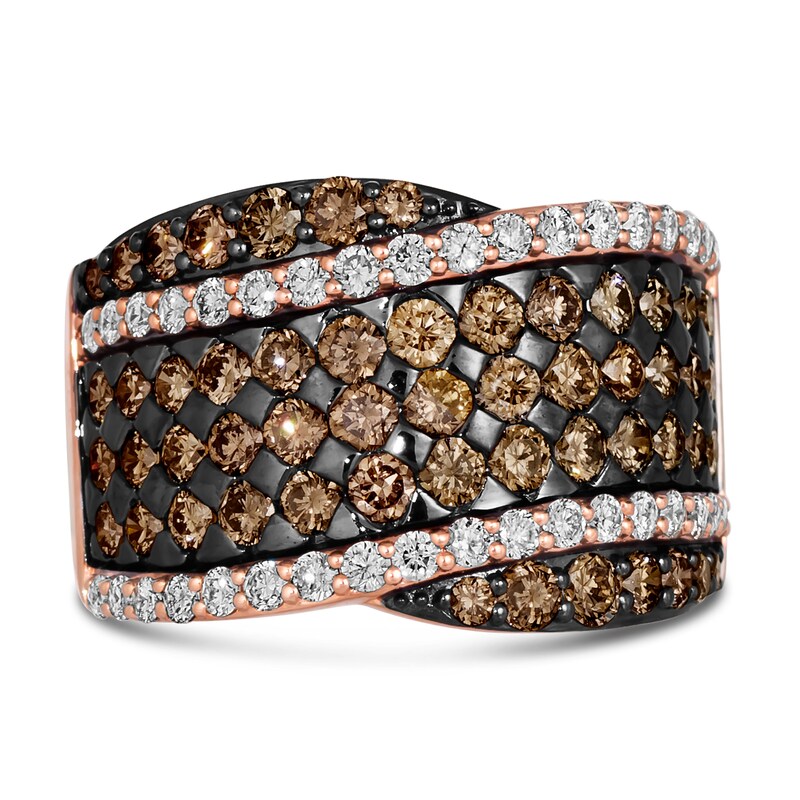 Main Image 2 of Le Vian Diamond Ring 2-3/8 ct tw Round 14K Strawberry Gold