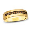 Thumbnail Image 1 of Le Vian Men's Chocolate Diamond Ring 1/4 ct tw Round 14K Honey Gold