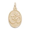 Yoga Symbol Charm 14K Yellow Gold