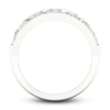 Thumbnail Image 4 of Diamond Twisted Wedding Band 1/8 ct tw Round 14K White Gold