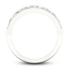 Thumbnail Image 3 of Diamond Twisted Wedding Band 1/8 ct tw Round 14K White Gold