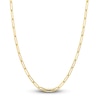 Thumbnail Image 1 of Solid Paperclip Chain Necklace 18K Yellow Gold 20" 3.8mm