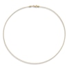 Thumbnail Image 3 of Domed Detachable Omega Necklace 14K Yellow Gold 18" 1mm