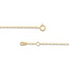 Thumbnail Image 2 of Children's Pawprint Station Bracelet 14K Yellow Gold 6"