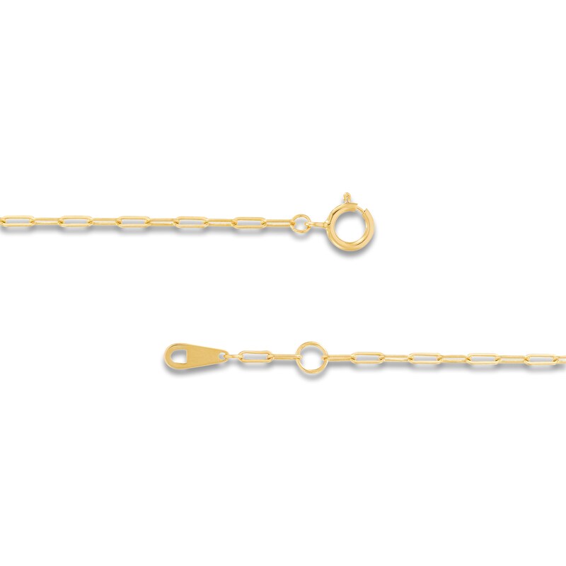 Main Image 2 of Children's Pawprint Station Bracelet 14K Yellow Gold 6"