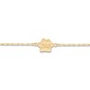 Thumbnail Image 3 of Children's Pawprint Station Bracelet 14K Yellow Gold 6"