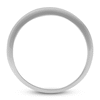 Thumbnail Image 4 of Men's Natural Black Sapphire Wedding Band 14K White Gold 8.0mm