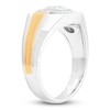 Thumbnail Image 2 of Men's Diamond Ring 5/8 ct tw Round 14K Two-Tone Gold