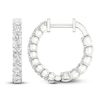 Thumbnail Image 1 of Lab-Grown Diamond Inside-Out Hoop Earrings 1 ct tw 14K White Gold