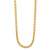 Thumbnail Image 2 of High-Polish Barrel Chain Necklace 24K Yellow Gold 24" 4.3mm