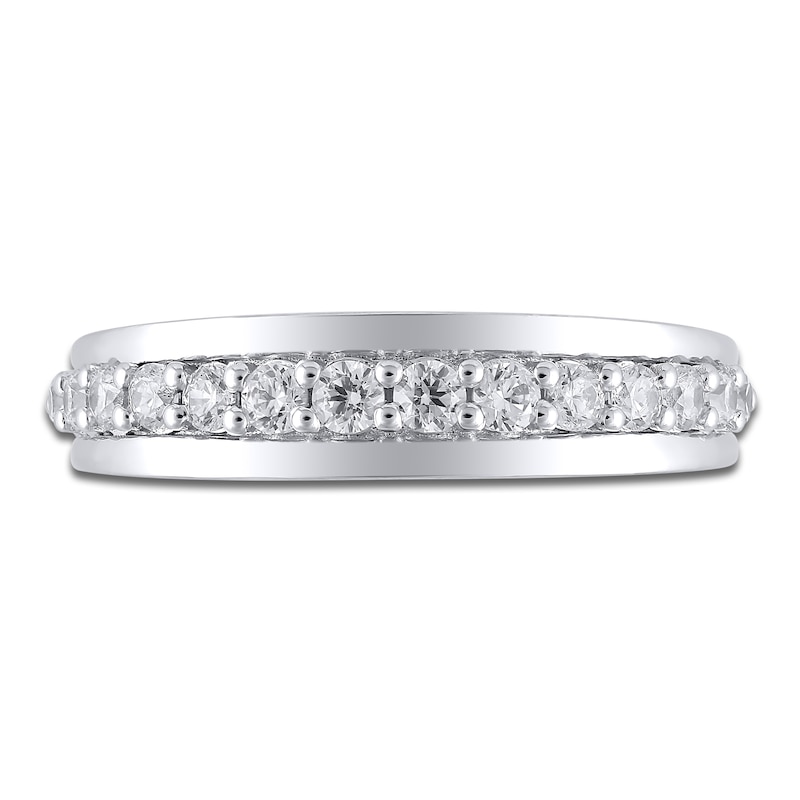 Main Image 2 of Diamond Anniversary Band 1/2 ct tw Round Platinum