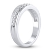Thumbnail Image 3 of Diamond Anniversary Band 1/2 ct tw Round Platinum