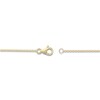 Thumbnail Image 3 of Natural Black Onyx Bead & Diamond Station Necklace 1/4 ct tw 14K Yellow Gold 24"