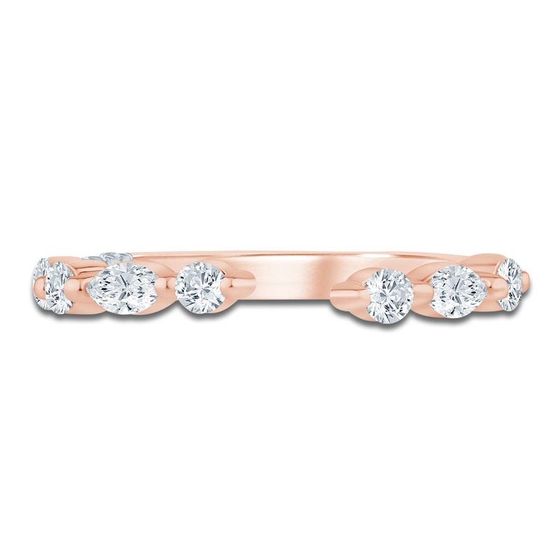 Main Image 3 of Pnina Tornai Marquise & Round-Cut Diamond Cuff Ring 1/2 ct tw 14K Rose Gold