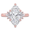 Thumbnail Image 3 of Marquise-Cut Created By Jared Studio Lab-Grown Diamond Engagement Ring 3-1/6 ct tw 14K Rose Gold