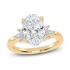 Thumbnail Image 1 of Oval-Cut Created By Jared Studio Lab-Grown Diamond Engagement Ring 3-1/6 ct tw 14K Yellow Gold