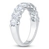 Thumbnail Image 2 of Certified Oval-Cut Diamond Anniversary Ring 1-3/4 ct tw 18K White Gold