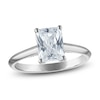 Thumbnail Image 1 of Radiant-Cut Lab-Grown Diamond Solitaire Plus Engagement Ring 2 ct tw Platinum (VS2/F)
