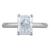 Thumbnail Image 3 of Radiant-Cut Lab-Grown Diamond Solitaire Plus Engagement Ring 2 ct tw Platinum (VS2/F)