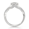 Thumbnail Image 2 of J'Lure Lab-Grown Diamond Hexagon Portrait-Cut Engagement Ring 1-3/8 ct tw 18K White Gold